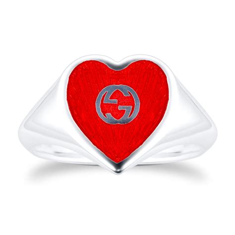 gucci sterling silver love ring